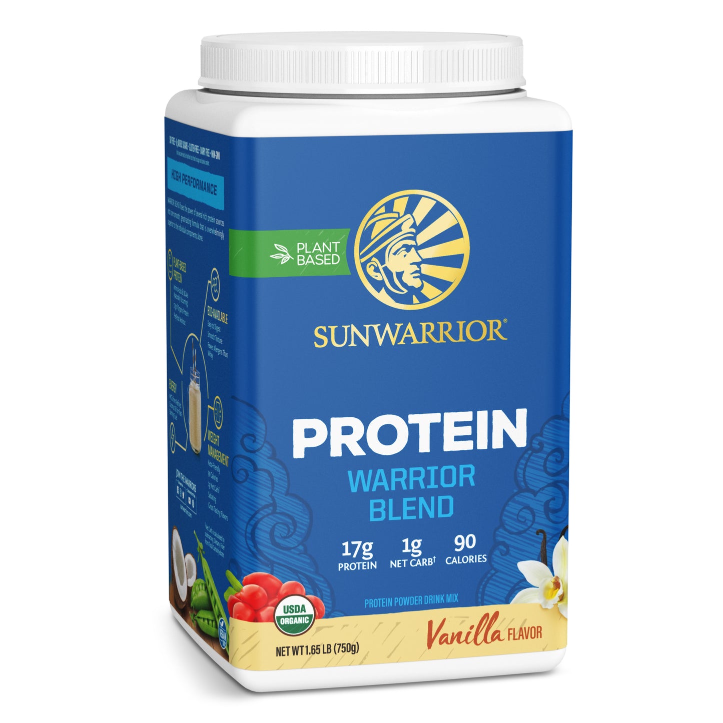 Sunwarrior - Warrior Blend - Vanilla 750 g