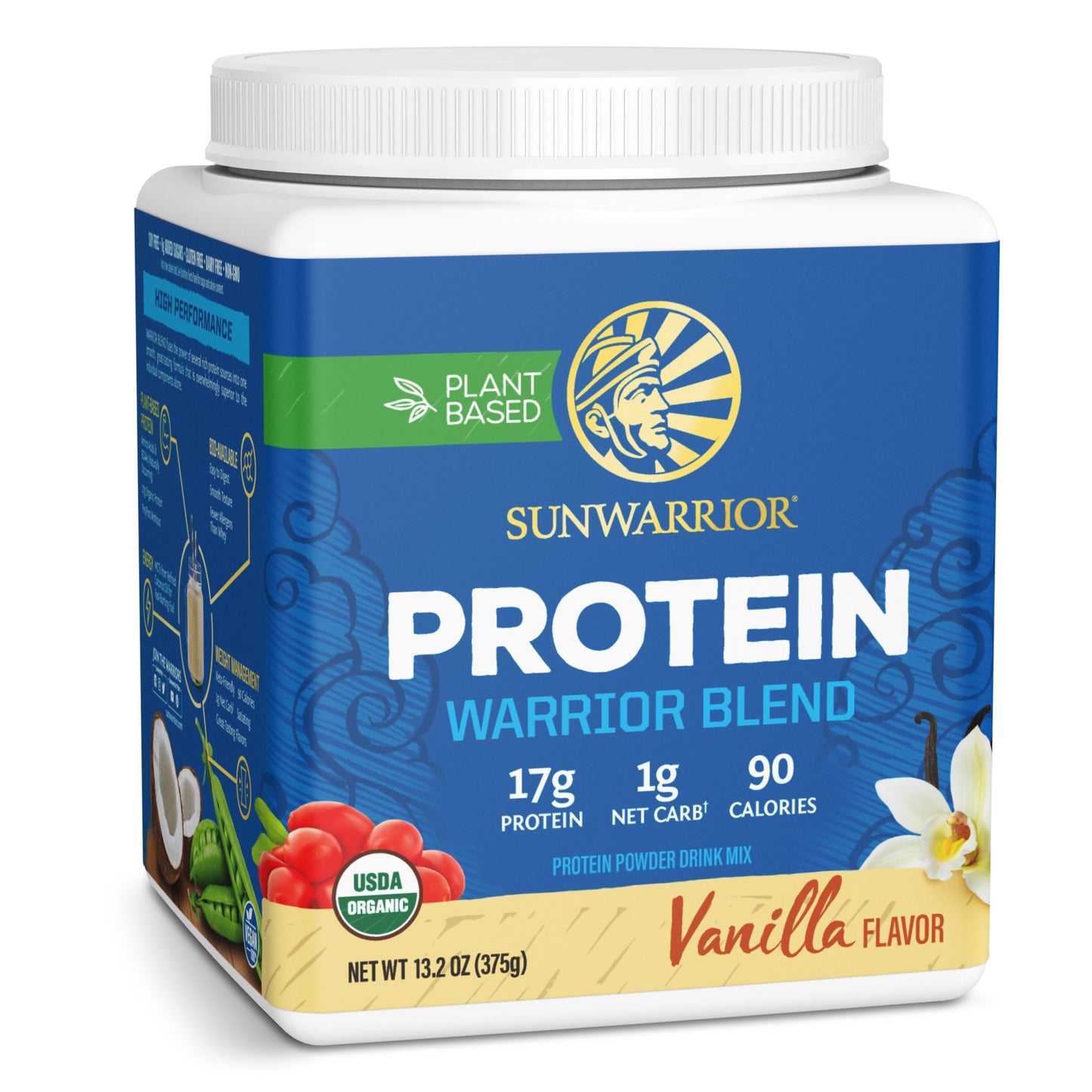 Sunwarrior - Warrior Blend - Vanilla 375 g