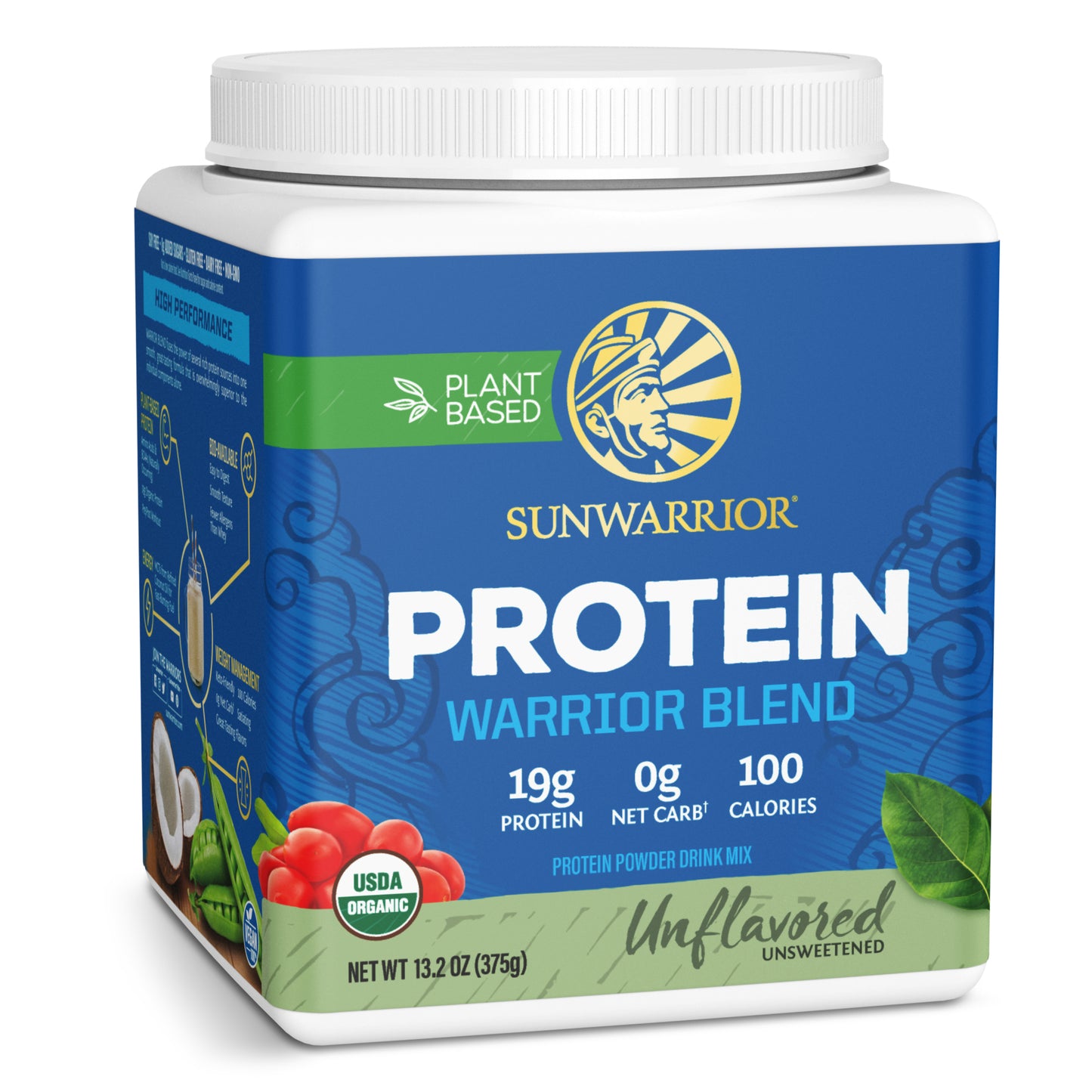 Sunwarrior - Warrior Blend - Unflavored 375 g