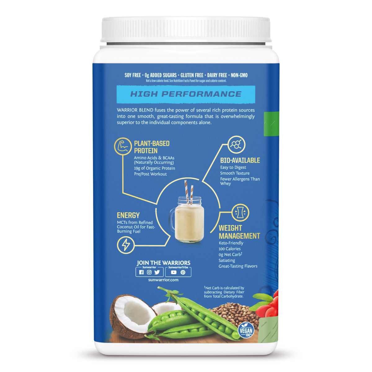Sunwarrior - Warrior Blend - Unflavored 750g
