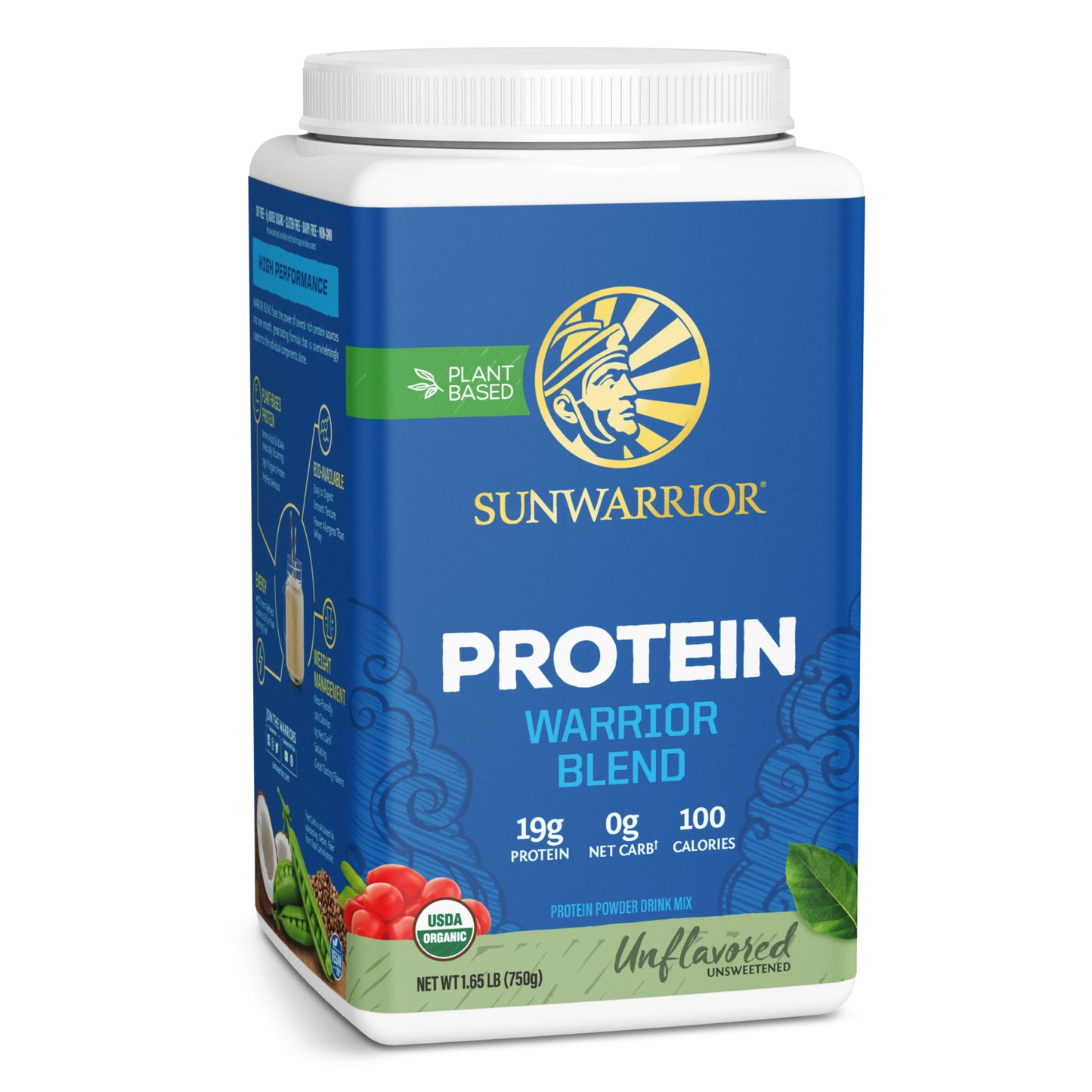 Sunwarrior - Warrior Blend - Unflavored 750g
