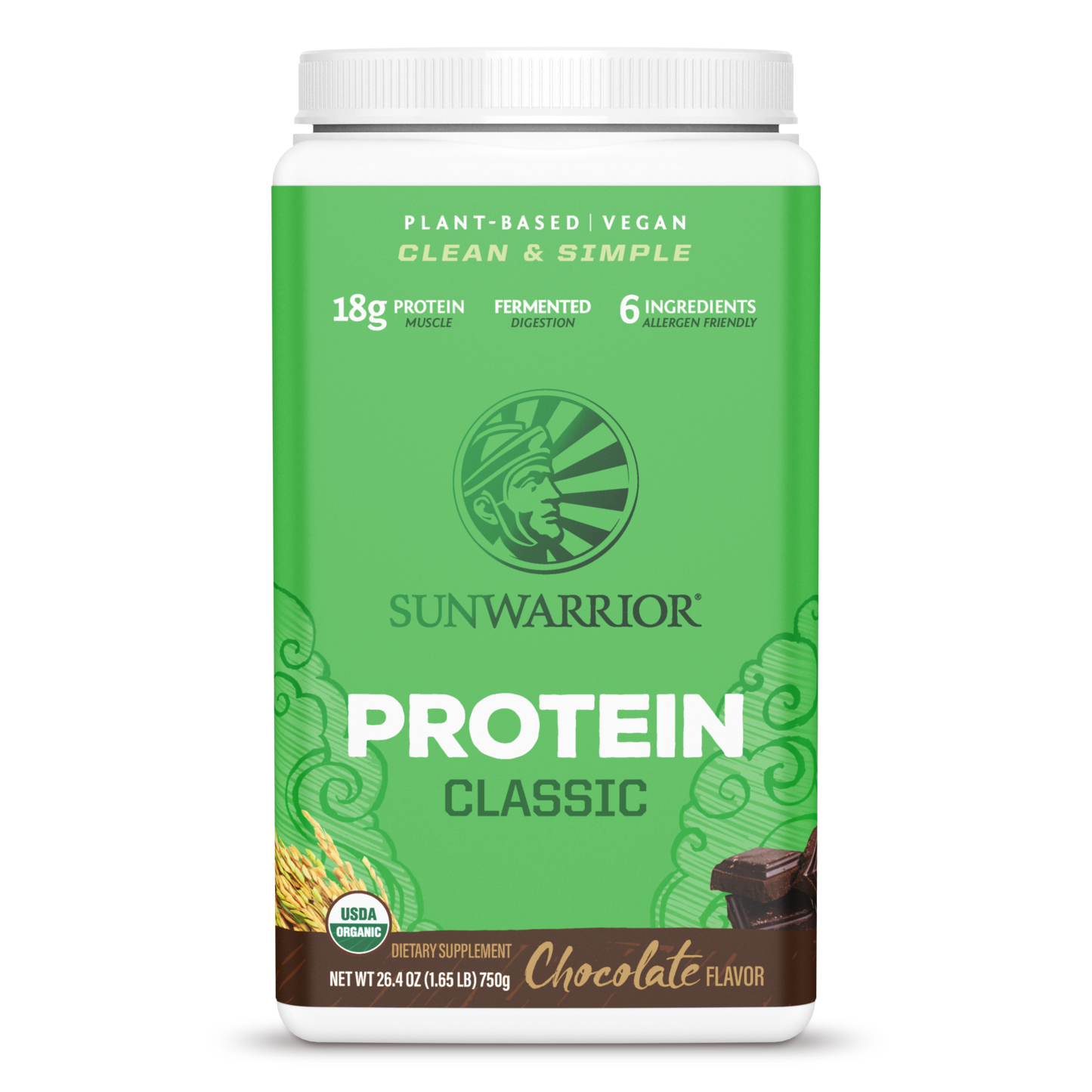 Sunwarrior Classic - Chocolate 750 g