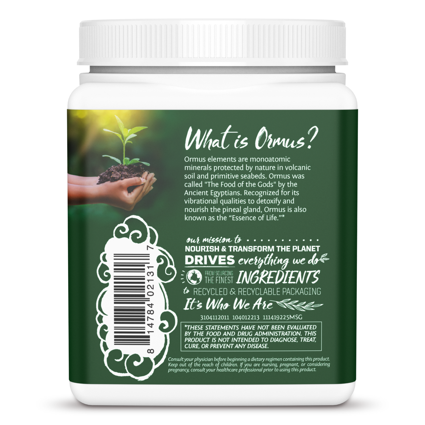 Sunwarrior Ormus Supergreens - Mint 225 g