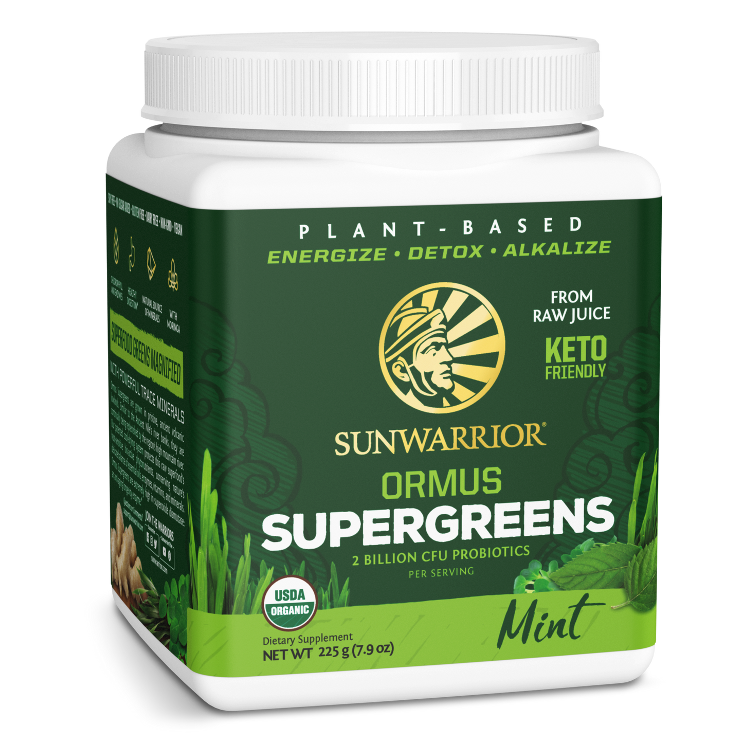 Sunwarrior Ormus Supergreens - Mint 225 g